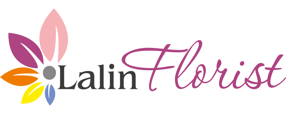Lalin Florist logosu — zarif çiçekçi markası
